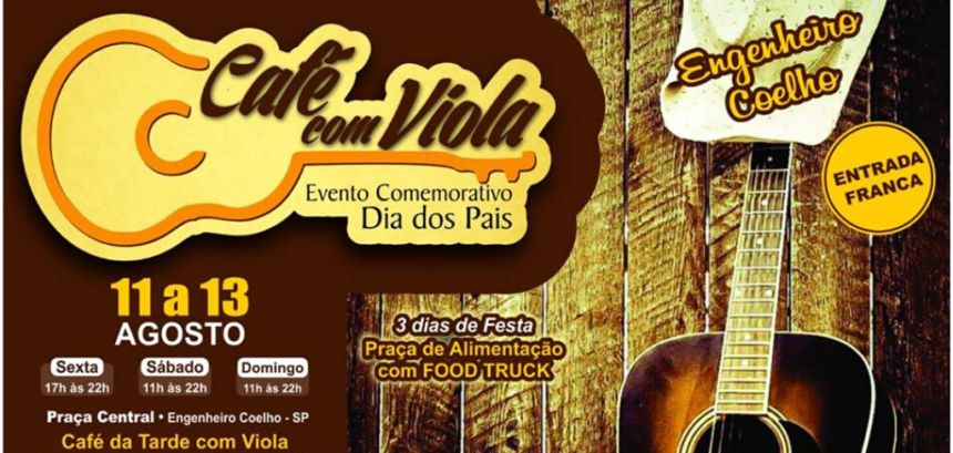 Prefeitura promoverá o 1º Café com Viola