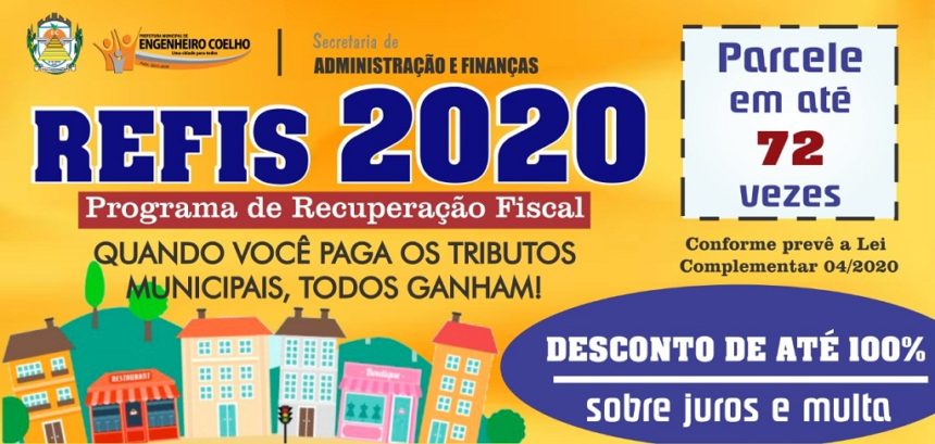 Prefeitura institui o Programa de Recuperação Fiscal 2020