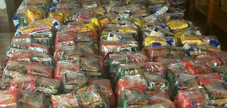 48 famílias ainda não retiraram o Kit alimentação