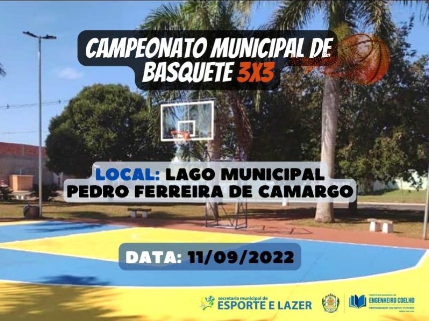 Prefeitura realiza campeonato de basquete 3×3