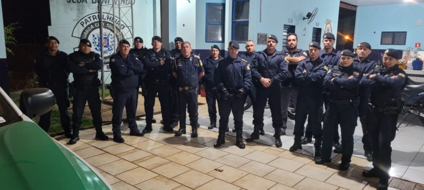 Guarda Municipal realiza operação de combate ao tráfico de drogas