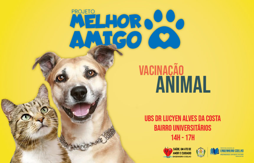 ‘Melhor Amigo’ vacina cães e gatos no Bairro Universitários