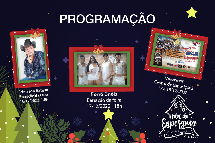 Prefeitura divulga próximos eventos do Natal de Esperança – Prefeitura de  Engenheiro Coelho