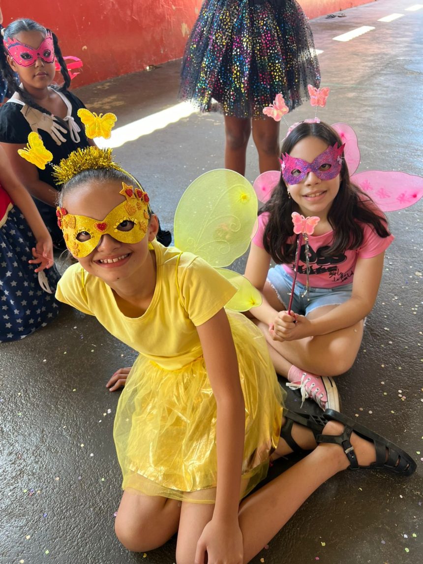 Festa de Carnaval no Projeto Educar
