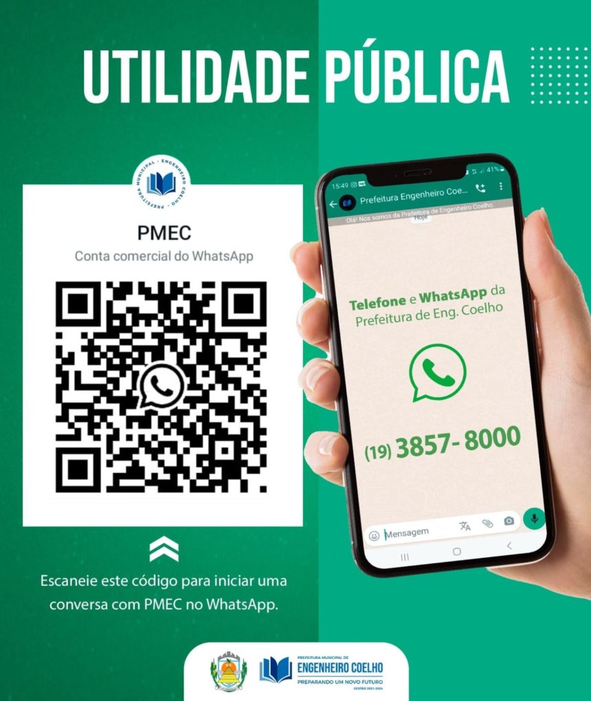 Telefone e WhatsApp da Prefeitura de Engenheiro Coelho