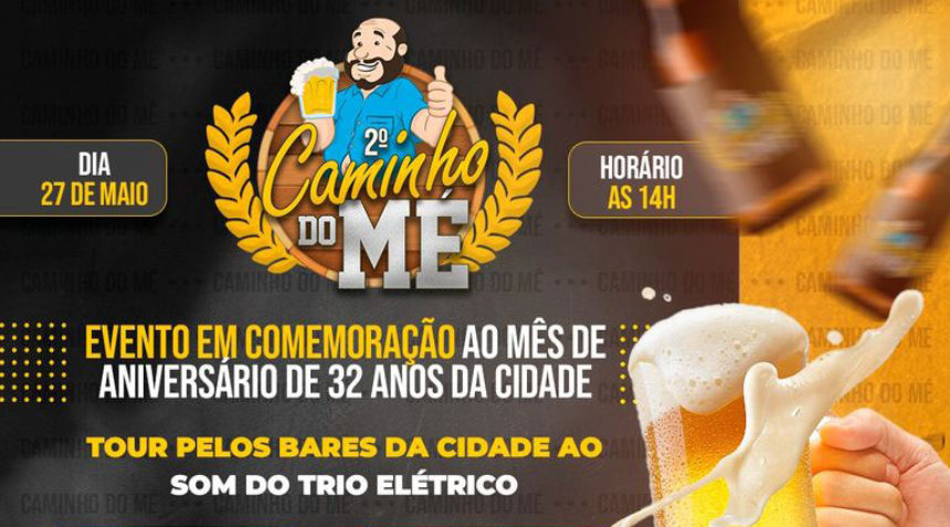 2° Caminho do Mé Engenheiro Coelho: Evento celebra aniversário da cidade com trio elétrico e show ao vivo