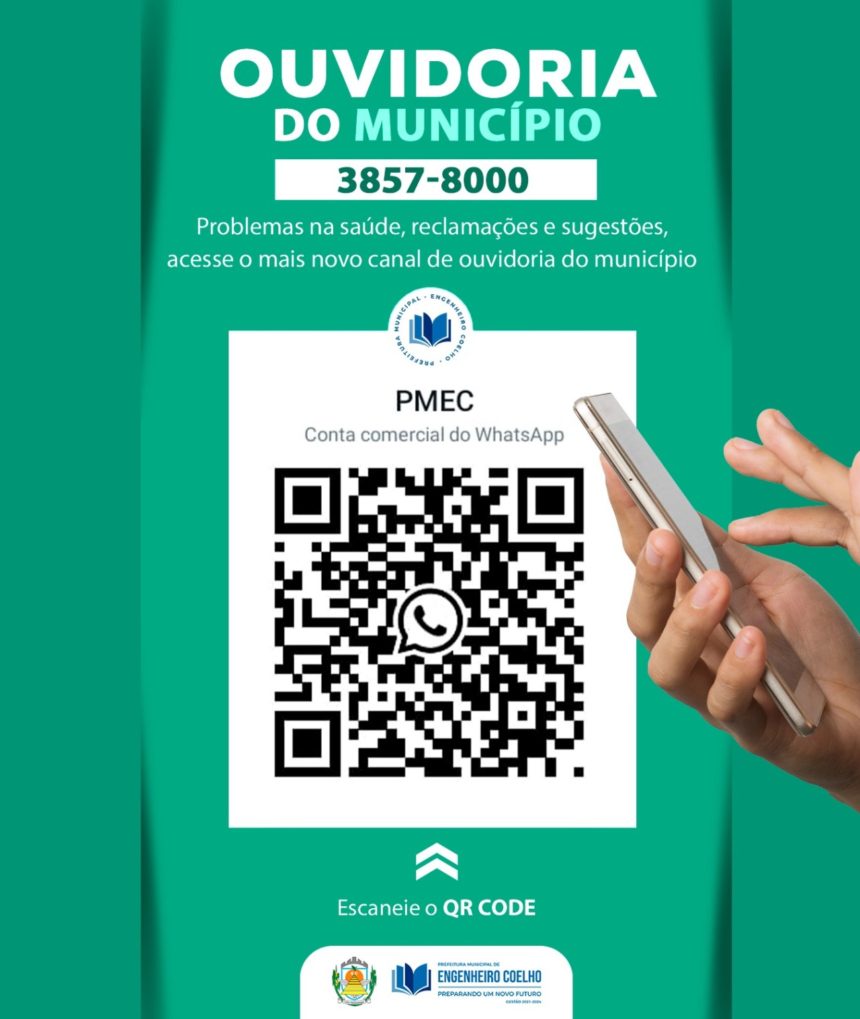 WhatsApp da Ouvidoria da Prefeitura está disponível para sugestões, reclamações e elogios