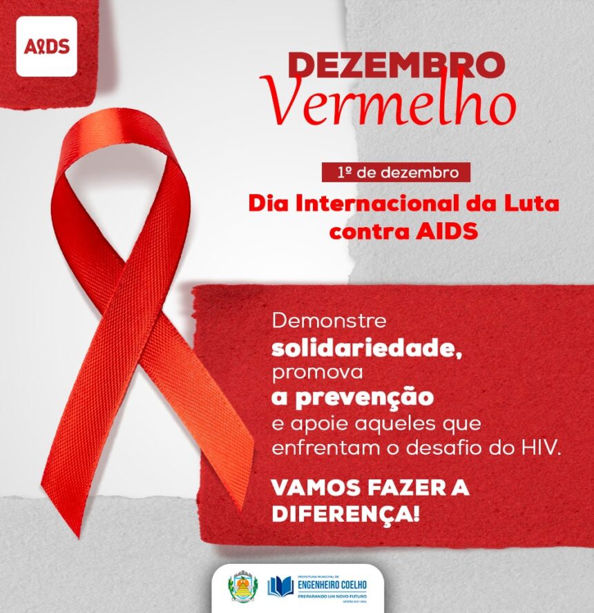 Campanha Dezembro Vermelho conscientiza sobre HIV/Aids e ISTs