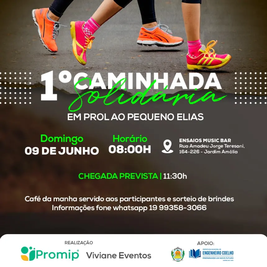 1° Caminhada Solidária em Prol do Pequeno Elias