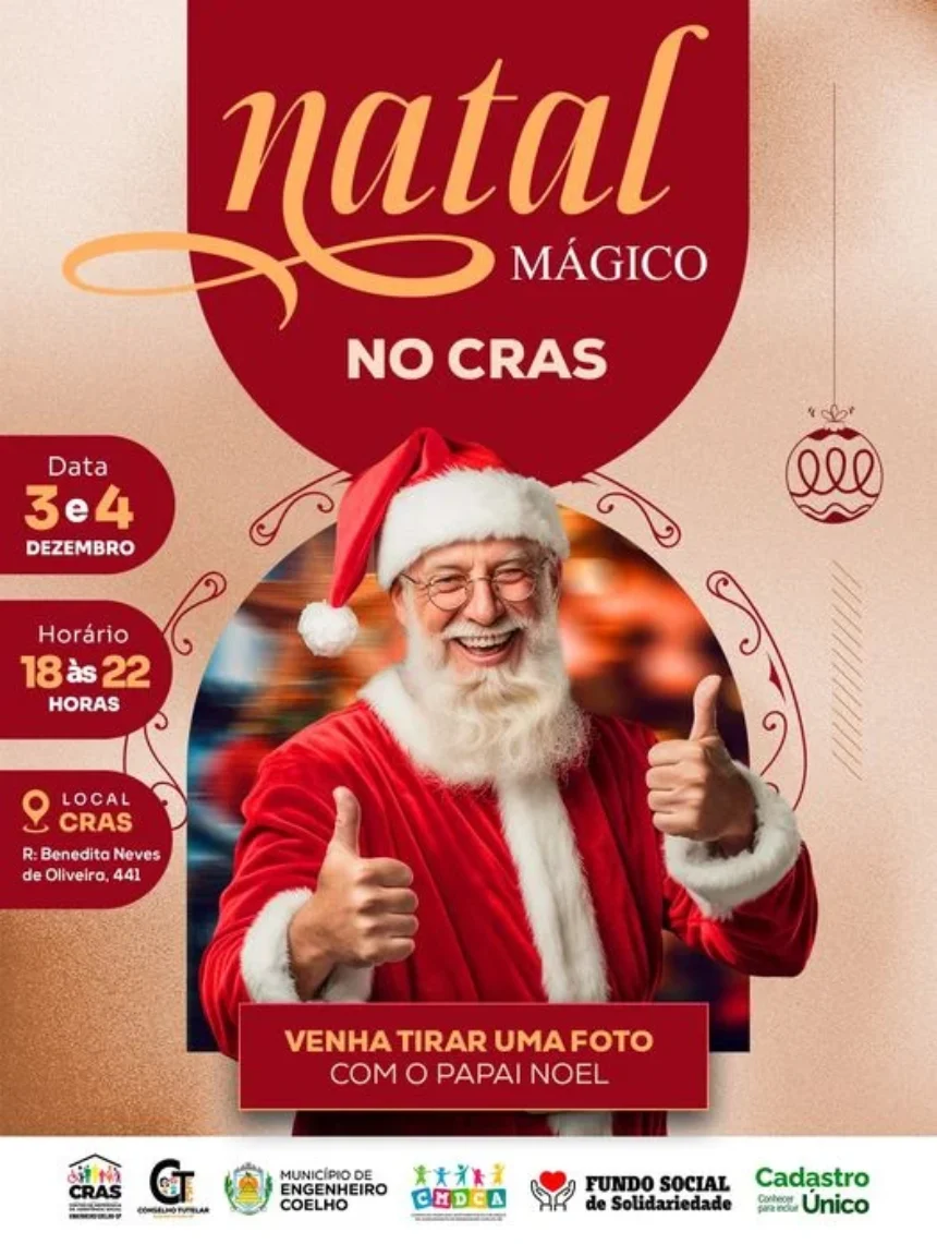 Engenheiro Coelho se Prepara para o Natal Mágico do CRAS!