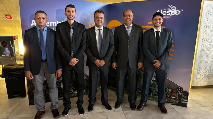 Pedro Franco e Gilberto Garcia participam da celebração dos 190 anos da ALESP