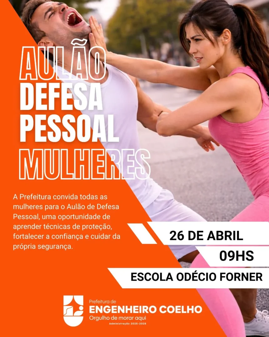 Aulão de defesa pessoal voltado às mulheres