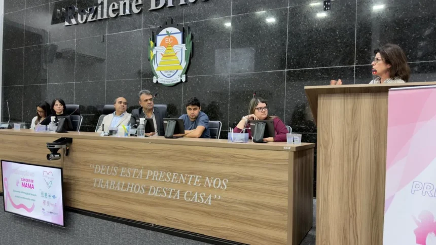 Câmara Municipal recebe evento de conscientização e prevenção ao câncer de mama