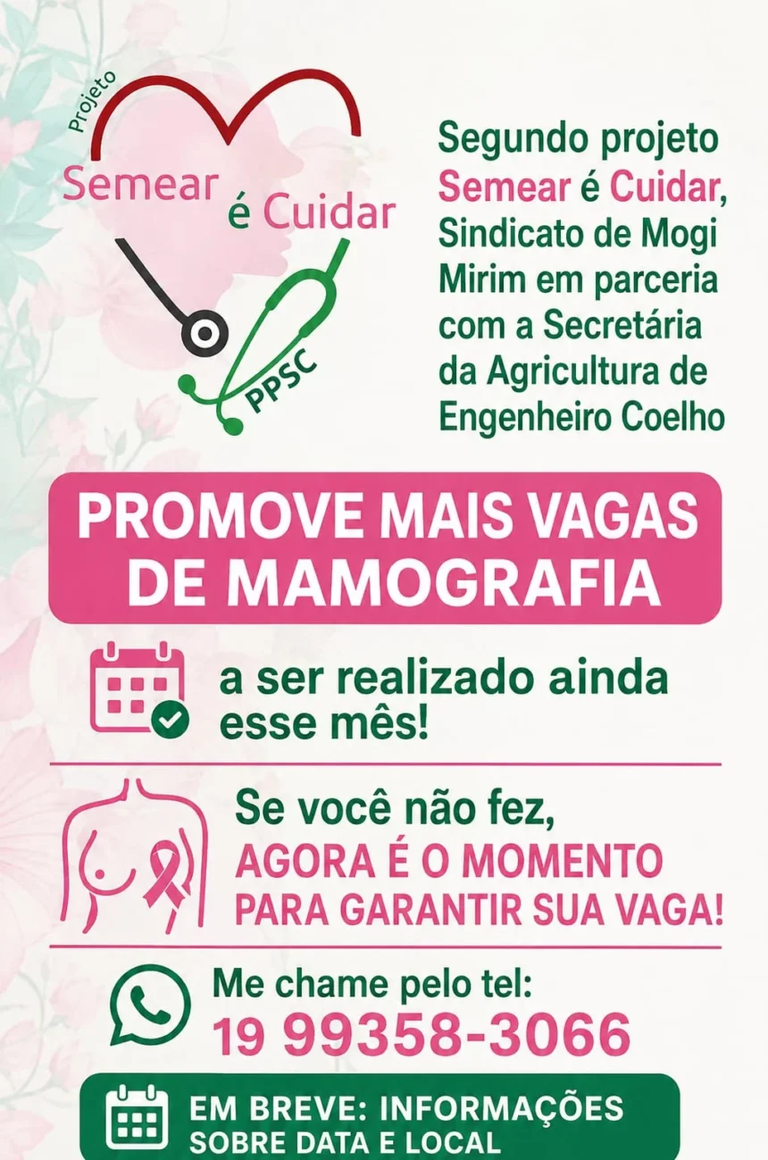 CUIDAR DA SAÚDE É UM ATO DE AMOR!
